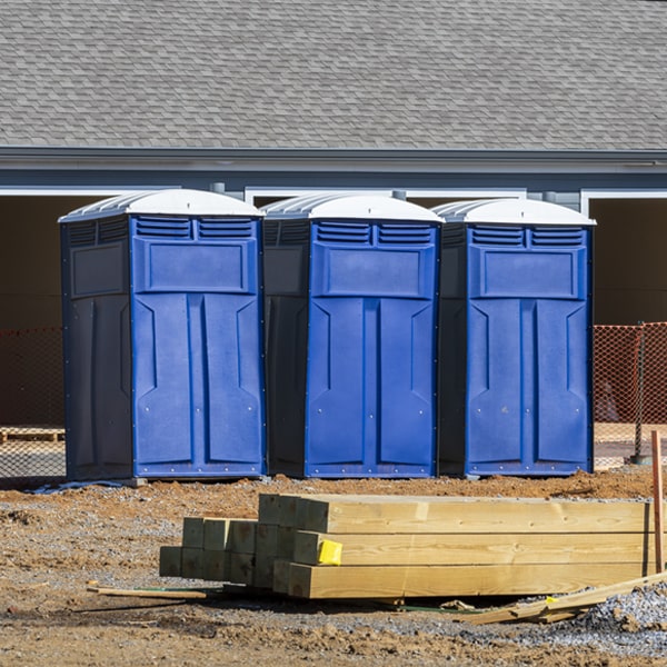 how do you dispose of waste after the portable restrooms have been emptied in Hankins NY